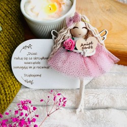 Aniołek magnes - Prezent na dzień nauczyciela Tabliczka